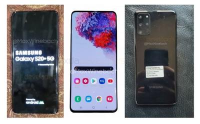 Galaxy S20+ leak website