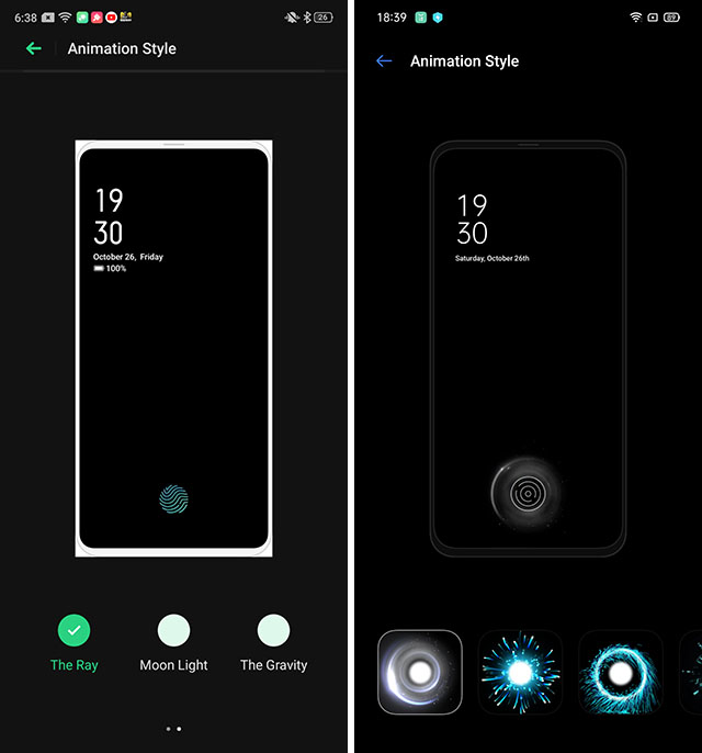 coloros 6 vs realme ui fingerprint animation choices