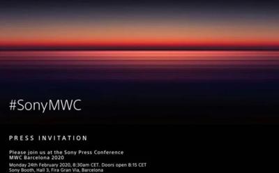sony mwc 2020 invite