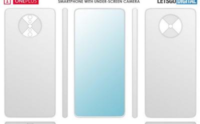 OnePlus under display camera patent website