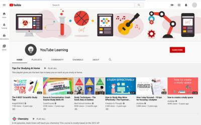 LearnAtHome website