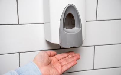 automatic sanitiser dispenser feat.