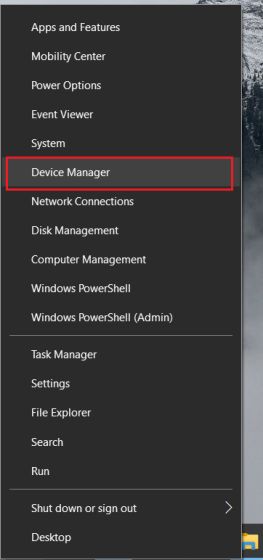 device manager