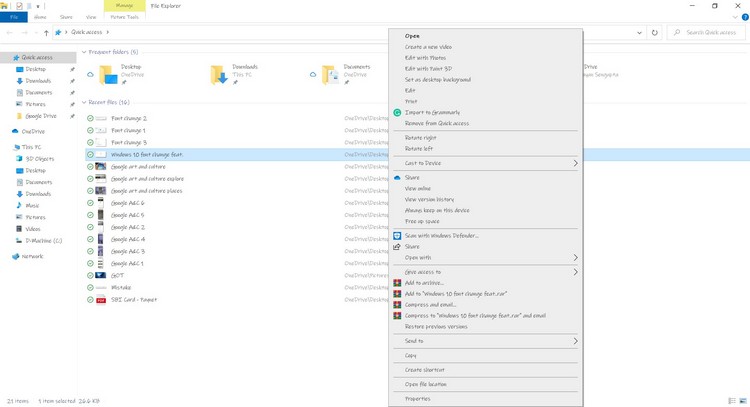 Windows 10 font change feat.