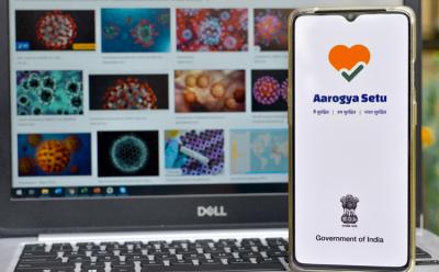 Aarogya Setu app shutterstock website