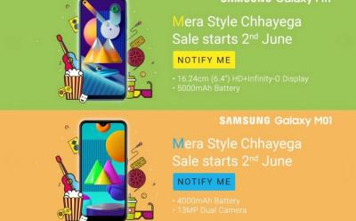 Samsung to Launch Galaxy M11 and Galaxy M01 on June 2 in India