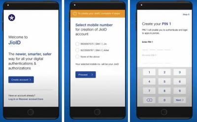 Jio SecureID website