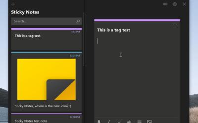 Sticky Notes May Soon Get Extended Mode and Tag Management