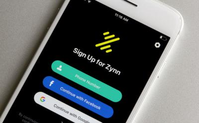 Zynn signup shutterstock website