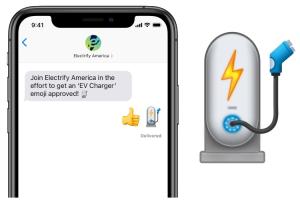American EV Charging Provider Proposes “EV Charger” Emoji to Unicode