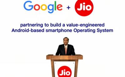 Google Jio partnership website