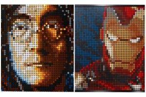 You Can Build Portraits of Iron Man With the New “Lego Art” Sets