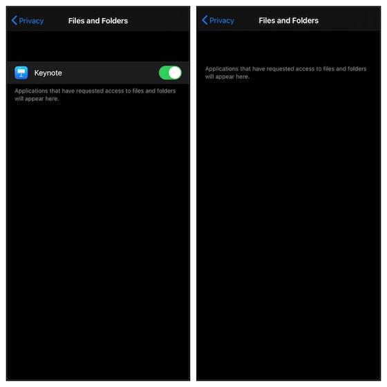 Permissions Files Ios How to Manage Files Access of Apps in iOS 14 and iPadOS 14 | Beebom