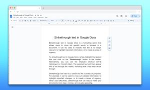 How to Strikethrough in Google Docs