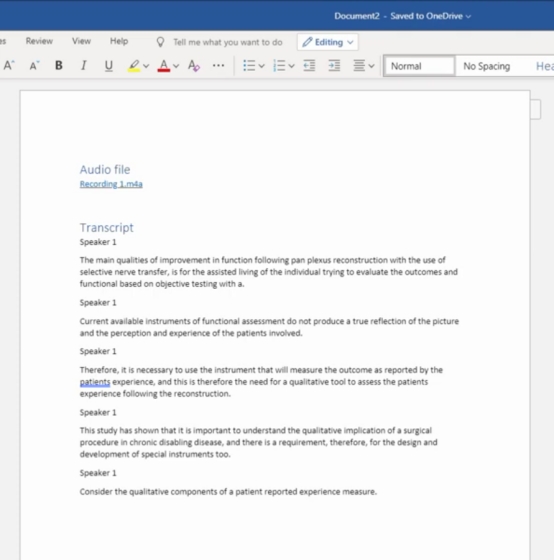 How to Record and Transcribe Audio in Microsoft Word Beebom