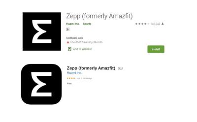 Amazfit App Is Now 'Zepp' on Android and iOS