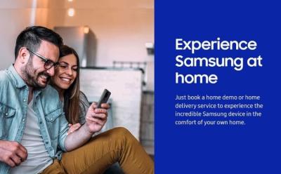 Samsung home demo and delivery service