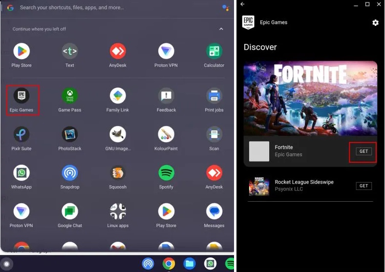 Play Fortnite on a Chromebook (Android Mobile Version)