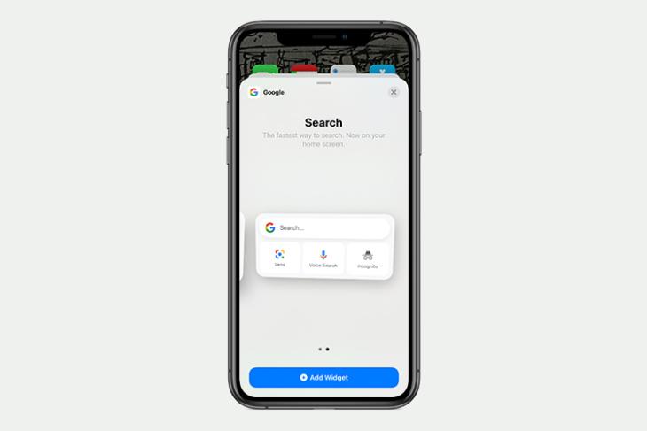 You Can Now Add a Google Search Bar to Your iPhone Home Screen