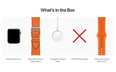 no power adapter with apple watch