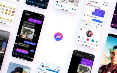 Facebook Messenger new logo website