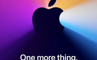 Apple Announces 'One More Thing' Special Event for November 10