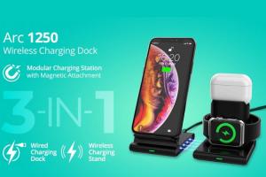 RAEGR Arc 1250 3-in-1 Wireless Charging Dock Launched for Rs. 2,999
