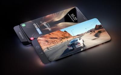 Samsung device with 100% screen to body ratio feat.