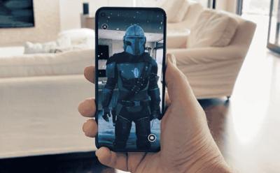 google and disney partner - the mandalorian AR app