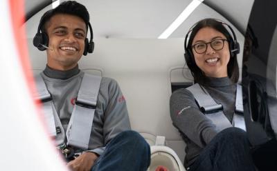 virgin hyperloop one first passenger test run