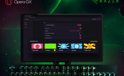 Opera GX Gets Dynamic Razer Chroma RGB Lighting Effects