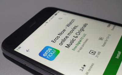 Eros now launced first day, first show movie service India