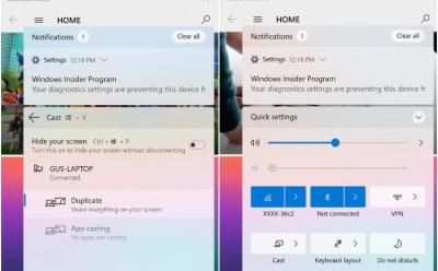 Windows 10X running on Lumia 950XL