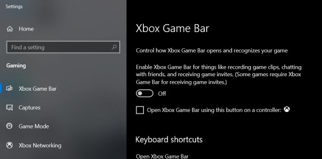 disable game mode