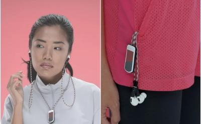 Podchain pro wearable airpods charger