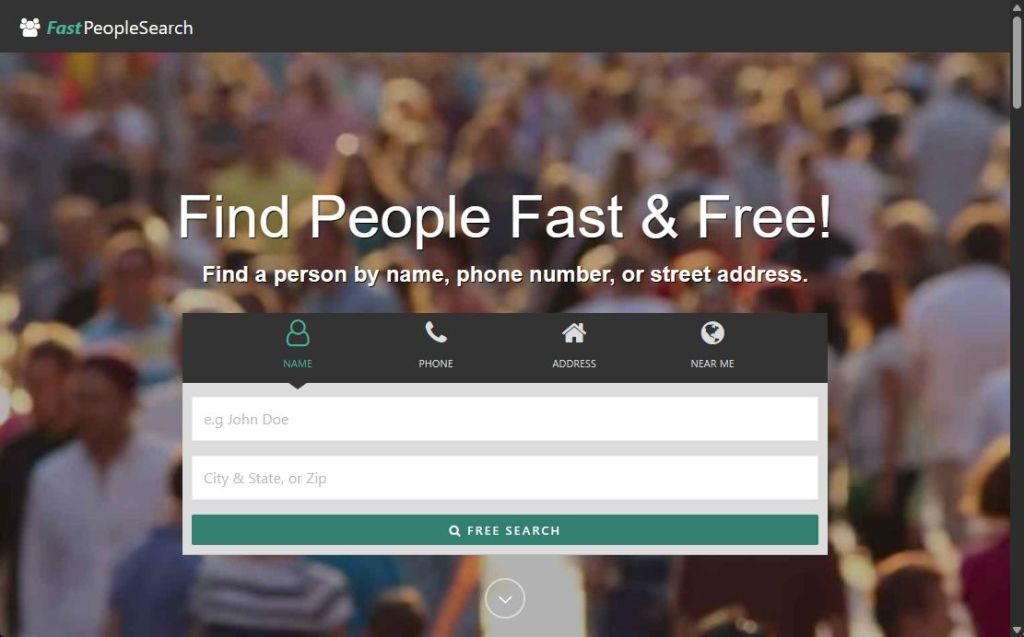 fastpeoplesearch homepage