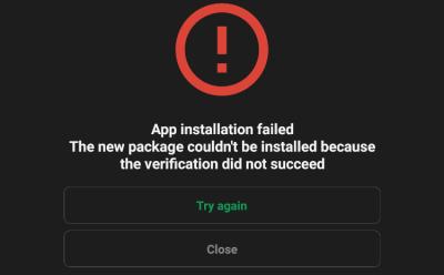 How to Fix Verification Failure Error on Android 11