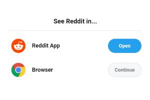 How to Disable ‘Open in App’ Popup on Reddit