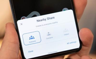 Google Nearby Share new features