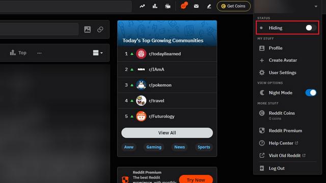 How to Hide Online Status on Reddit [Get Rid of the Green Dot] | Beebom