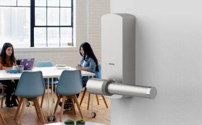 this is a smart self-cleaning door handle