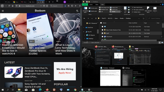 How to Split Your Screen in Windows 10 (2021) | Beebom