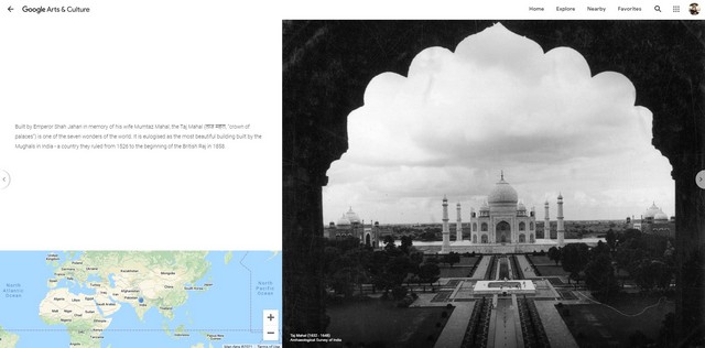 Taj Mahal virtual tour