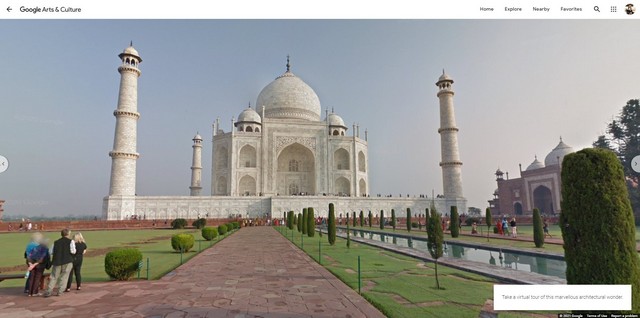 Taj Mahal virtual tour