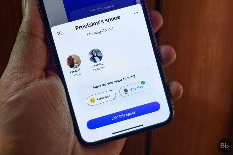 how to create, join and use Twitter spaces
