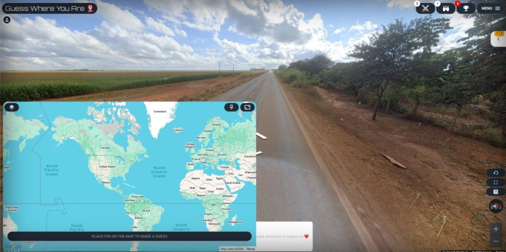 Guess Where You Are Free GeoGuessr Alternative Screenshot
