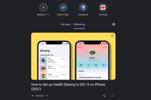 How to Follow Websites in Google Chrome