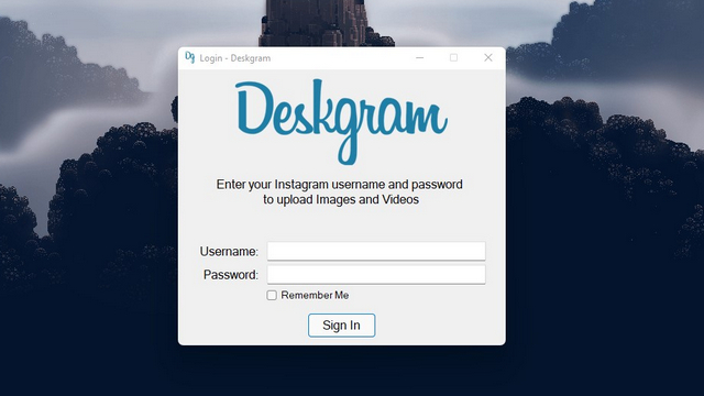 login deskgram