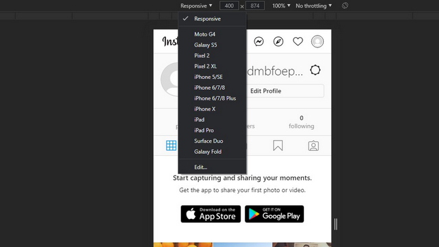 pick user agent chrome