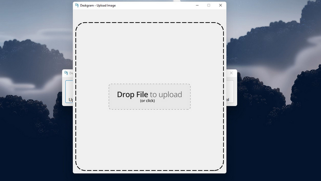 upload file deskgram